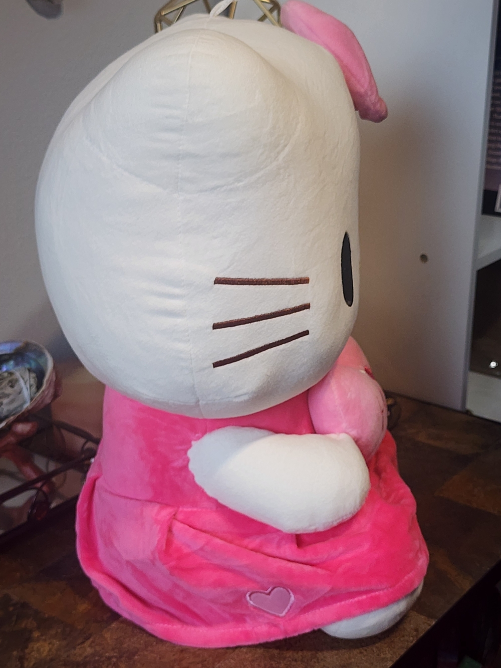 17" Love Kitty Pink & White Plush NWT - Picture 2 of 4
